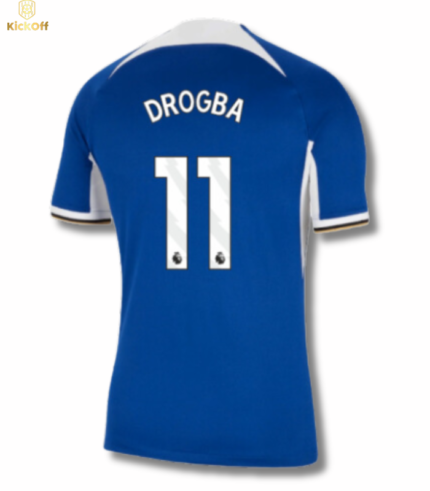 Didier Drogba Back Signed Chelsea 2024 Home Jersey